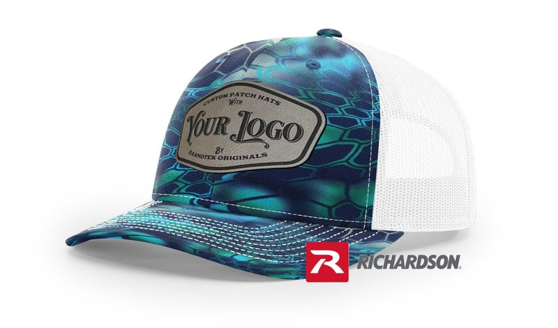 Richardson 112 Leather Patch Hats with YOUR LOGO - Dannotek Originals